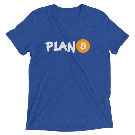Bitcoin Plan B Crypto Tee Shirt Origin Cloth