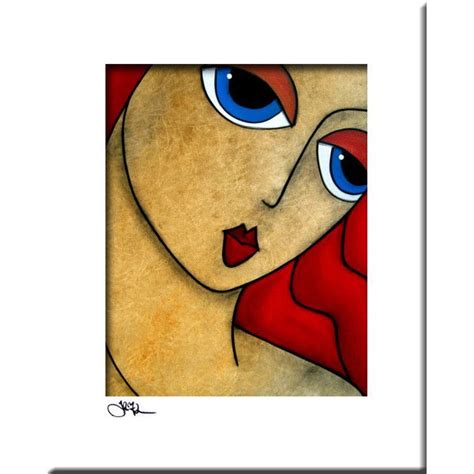 Abstract Face Painting Pop Art Modern Print Contemporary Colorful