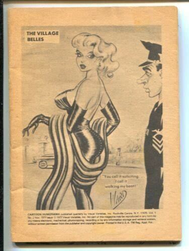 cartoon humorama 2 11 1977 all bill ward art including lingerie spanking spi comic books