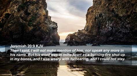 Jeremiah 209 Kjv Desktop Wallpaper Then I Said I Will Not Make