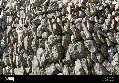 Dry Stone Wall Stock Photo Alamy