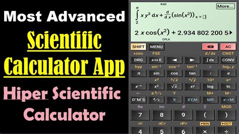 4,866 calculator is a free app with extended features that. Hiper Scientific Calculator App - Best Scientific ...