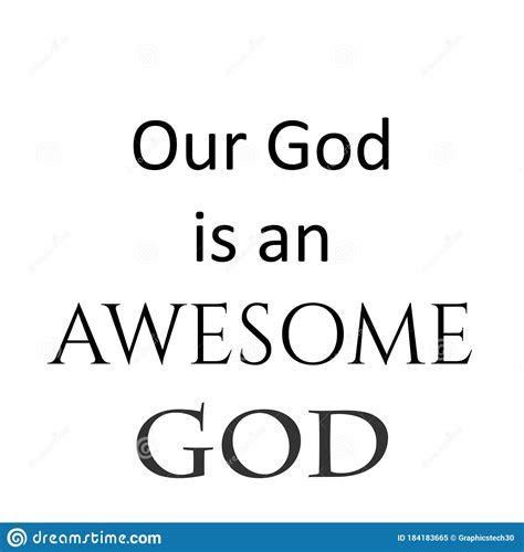 Our God Is An Awesome God Stock Illustration Illustration Of Love