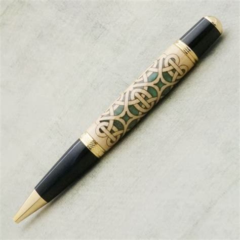 Celtic Knot Epoxy Filled Pen Blank Kit Sierra Vista Exoticblanks