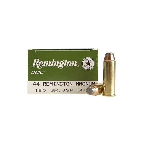 Remington Umc 44 Magnum 180 Grain Centerfire Ammunition 50 Rounds