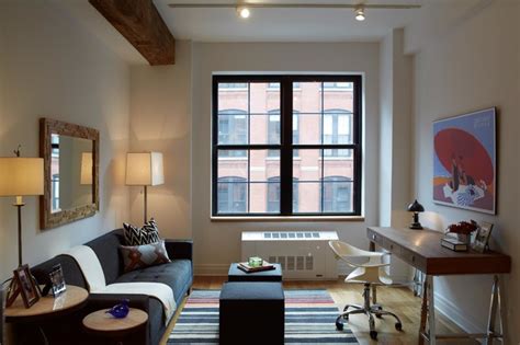 DUMBO Modern Interior Design - 1 Bedroom Apartment - Modern - Living