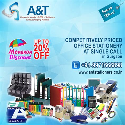 Office Stationery Suppliers In Gurgaon Offered By Aandt Stationers July 2016
