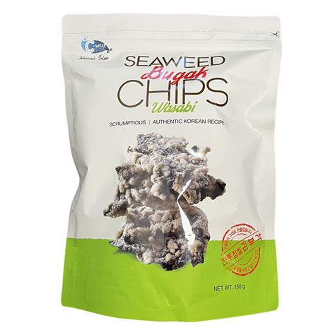 Seaweed Bugak Wasabi Chips 150g Costco UK