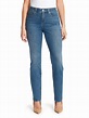 Gloria Vanderbilt Revolution Solution Straight Leg Jeans - Walmart.com