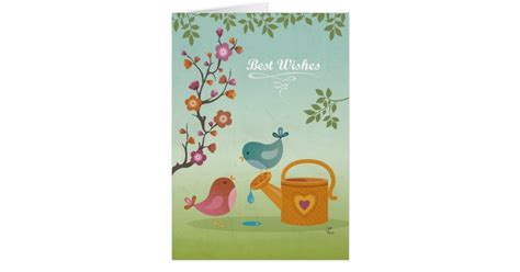 Best Wishes Greeting Card Zazzle