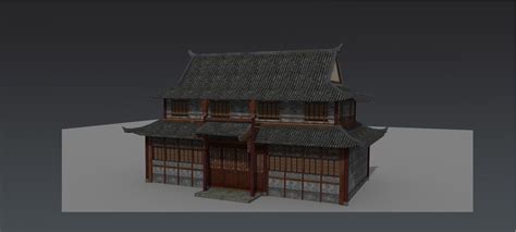 Chinese Ancient Architecture 3d Model 40 Ma Fbx Free3d