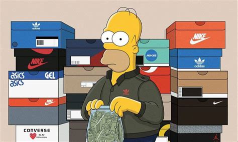 Bart And Homer Simpson Get Imagined As Sneakerheads In New Illustrations