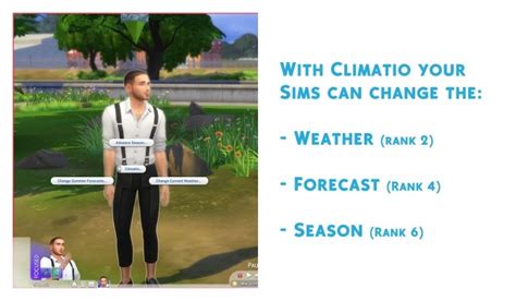 Climatio Weather Controlling Spell By R3m At Mod The Sims Sims 4 Updates
