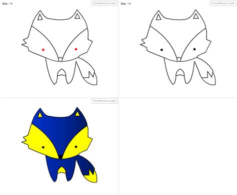 Fpencil How To Draw Fox For Kids Step By Step