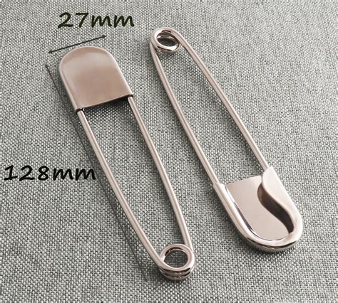 Giant Safety Pins Extra Large 128mm Pins Silver Brooch Jumbo Etsy