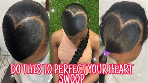 How To Do A Perfect Heart Swoop Ponytail Youtube