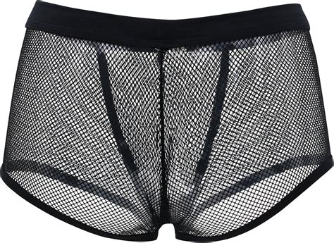 Men Sexy See Through Mesh Boxers Shorts Briefs Underpants