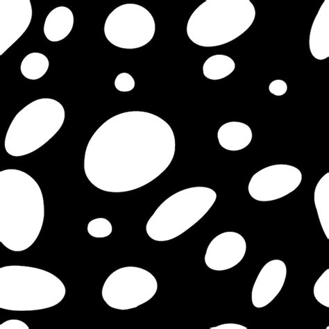 Premium Vector Abstract Spot Pattern White Spots On Black Background