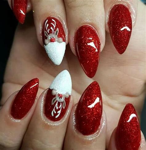 2020 Gel Nails For Christmas 65 Best Christmas Nail Art Ideas For