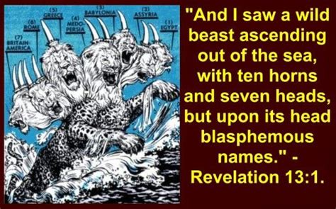 Revelation 131 Revelation 13 Book Of Revelation Revelation