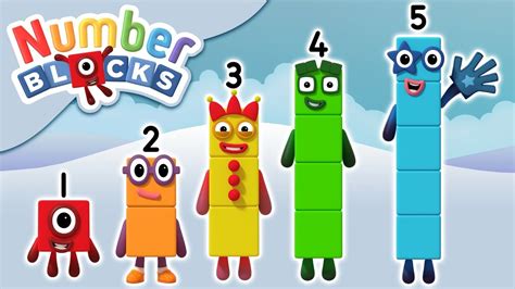 Numberblocks Team Of 5 Learn To Count Youtube