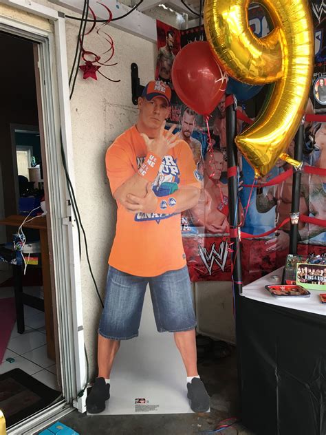 John Cena Life Size Standup Wwe Birthday Party John Cena Birthday Wwe Party