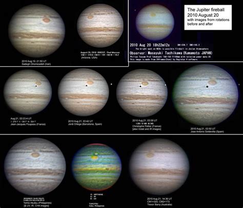 New Fireball On Jupiter Spotted By Skywatchers Space