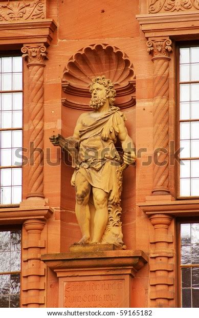 Statue Hercules Wall Heidelberg Castle Stock Photo 59165182 Shutterstock