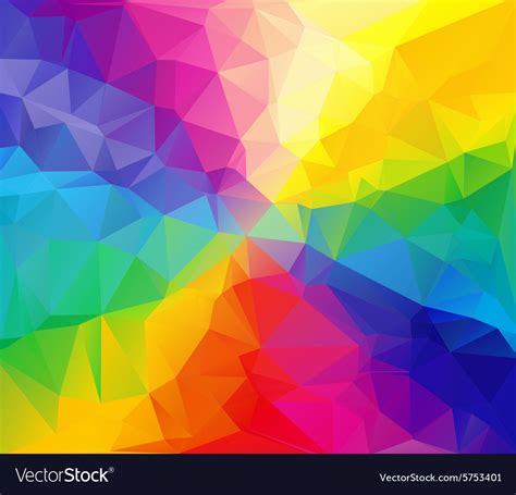 Polygonal Colorful Mosaic Background Royalty Free Vector