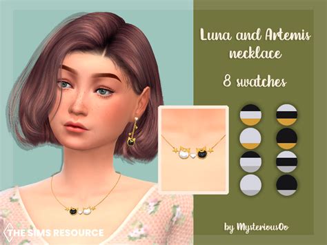 The Sims Resource Luna And Artemis Necklace
