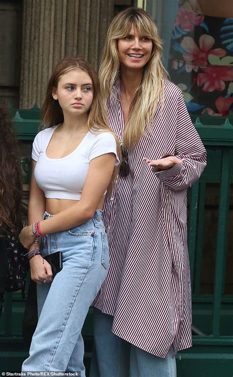 In an interview with vogue germany, heidi reflected on her thoughts surrounding her daughter's age. Heidi Klum's daughter Leni was asked to model at AGE ...