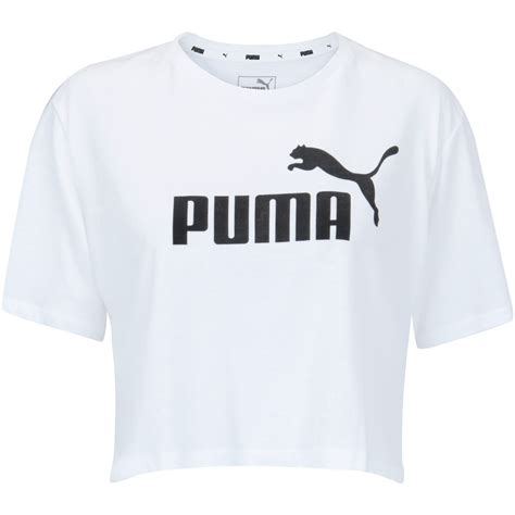 Blusa Cropped Puma Elevated Essentials Tee Feminina Centauro