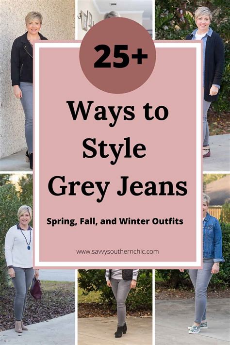 What To Wear With Grey Jeans 25 Grey Jeans Outfits
