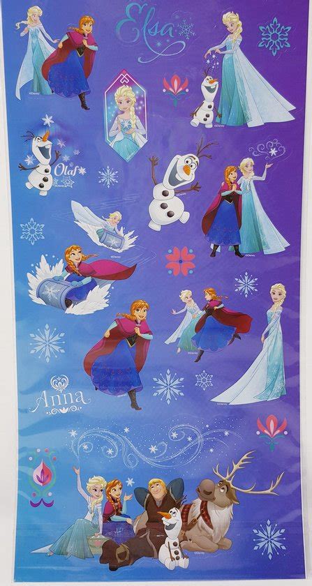 Disney Frozen Stickers 2 Vellen 50 Stickers Elsa Anna