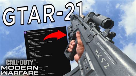 Iwi Gtar 21 Ram 7 Gameplay Call Of Duty Modern Warfare Ps5 Youtube