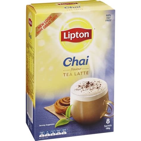 Lipton Chai Tea Instant Latte Regular Sachets 8 Pack Woolworths