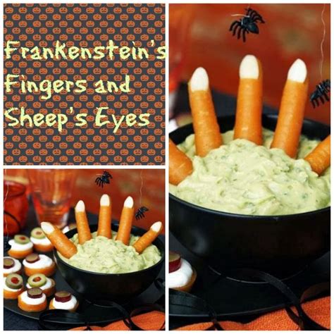 Frankensteins Fingers And Sheeps Eyes Halloween Recipes Claire
