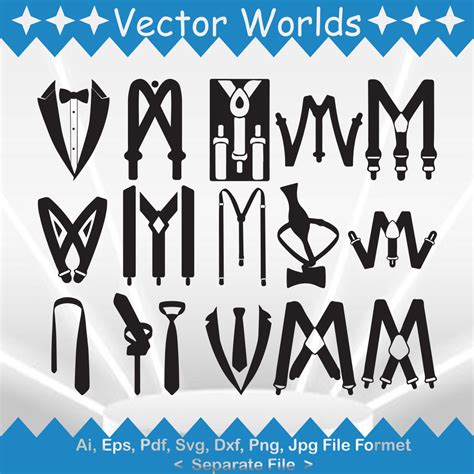 Suspenders Svg Vector Design Masterbundles