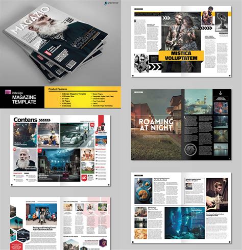 30 Magazine Templates With Creative Print Layout Designs Graficznie