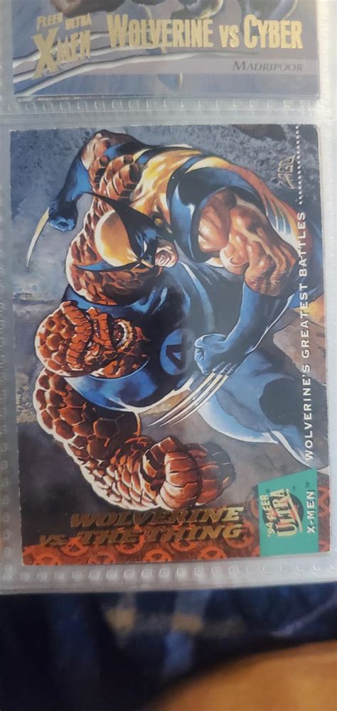 Wolverine Vs The Thing Ungraded Marvel 1994 Ultra X Men