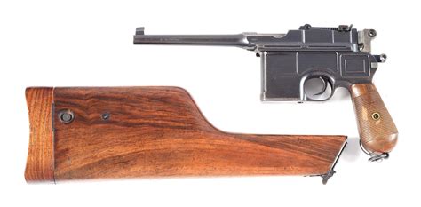 Lot Detail C Mauser C96 Broomhandle Semi Automatic Pistol