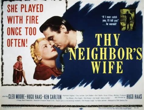Thy Neighbors Wife Poster Center Cleo Moore Ken Carlton Old Movie Photo 554 Picclick
