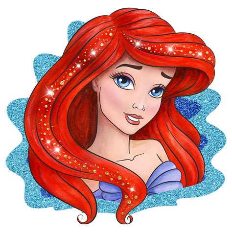 Ariel La Sirenita Disney Princesa Disney Dibujo Siren