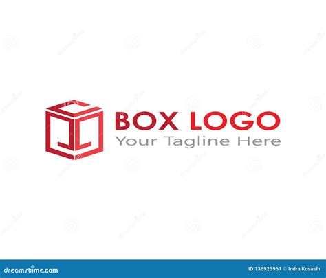 Box Logo Template Stock Vector Illustration Of T 136923961