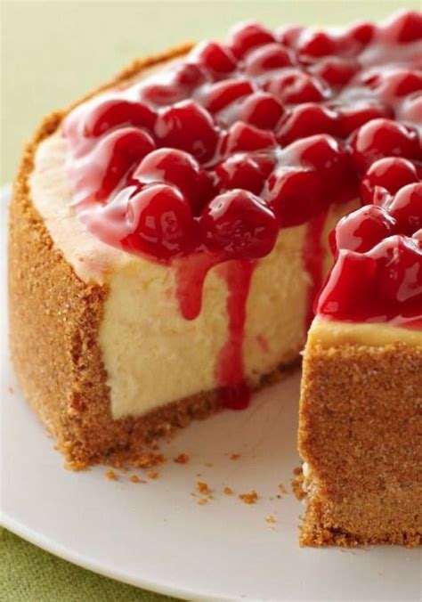 Kraftrecipes Our Best Cheesecake A Rich Creamy Cherry Topped Showstopper—and Its Also One Of