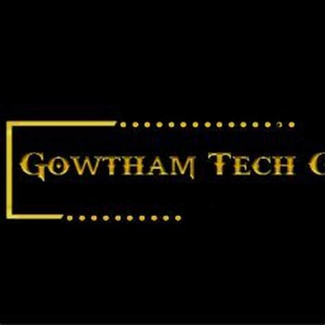 Gowtham Tech Guru Youtube