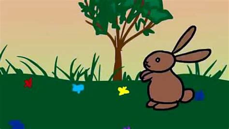 Animated 2d Cartoon Funny Bunny Rabbit Video Short Animation Clip