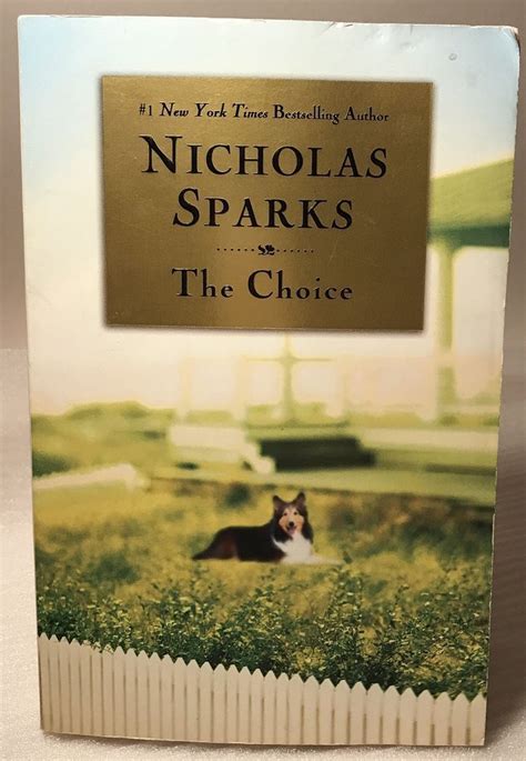 The Choice By Nicholas Sparks 2008 Paperback Good Preowned Condition