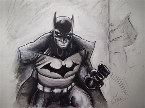 Watch how author and illustrator dav pilkey draws his characters bark knight and cat kid from the dog man series. The Dark Knight: Batman Drawing by MCorderroure on DeviantArt