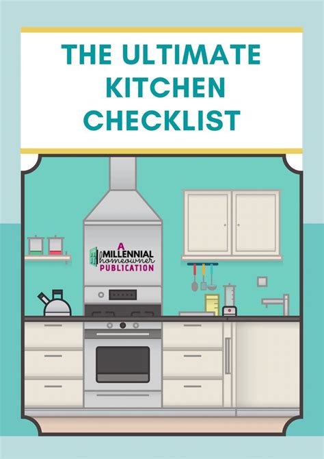 Get Our Free Printable Kitchen Essentials Checklist Which Also Includes